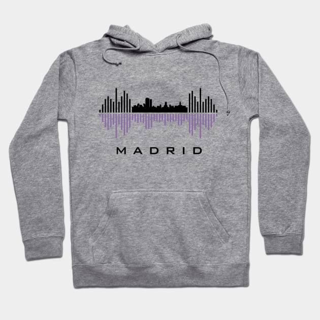 Madrid Soundwave Hoodie by blackcheetah